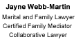jayne webb-martin marital and family lawyer and certified family mediator